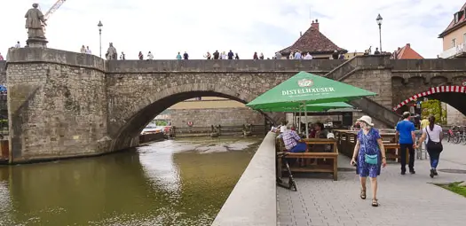 Würzburg: Old Main Bridge and Main River