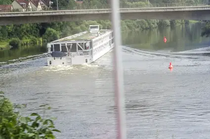 EMERALD STAR cruising to Miltenberg, Germany on the River Main