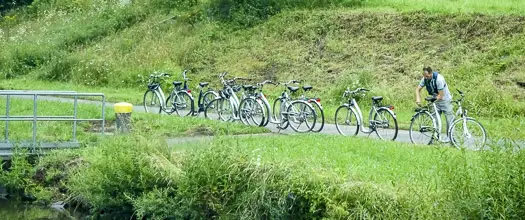 Bicycles at Traben-Trarbach, Germany