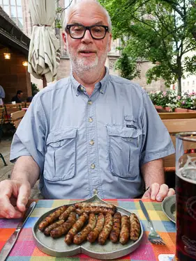 Durant Imboden at Bratwursthäusle, Nuremberg
