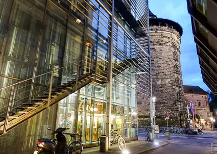 Nuremberg tourist office and gate