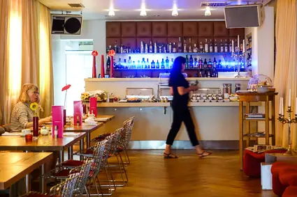 Breakfast buffet at Hotel Drei Raben, Nuremberg