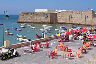 Caleta beach terrace photo