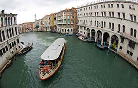 Venice Grand Canal with No. 1 vaporetto