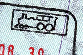 EU passport stamp