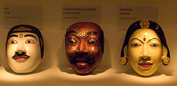 Museu do Oriente masks photo