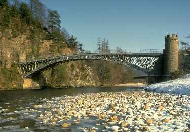 Craigellachie Bridge in Scotland's Spey Valley