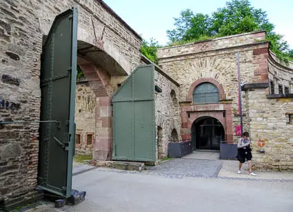 Ehrenbreitstein Fortress entrance doors