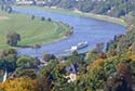 Elbe River from Schwebebahn