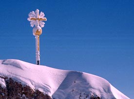 Zugspitze summit cross