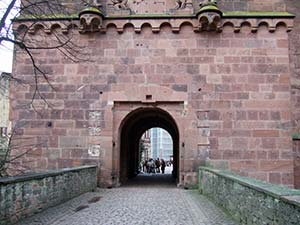 Heidelberg Castle bridge and gate