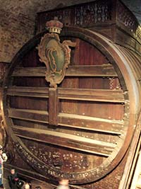 Grosses Fass (Great Vat) wine barrel in Heidelberg Castle