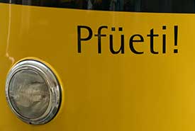 Pf&uuml;eti sign - photo