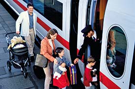 ICE train boarding photo