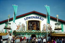 Lwenbru tent at Munich Oktoberfest