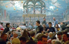 Inside a Munich Oktoberfest tent