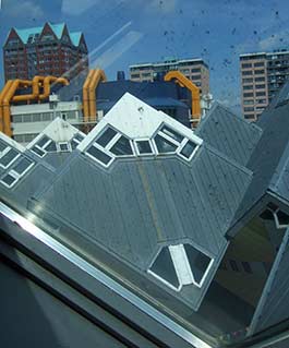 Roofs of Cube Houses