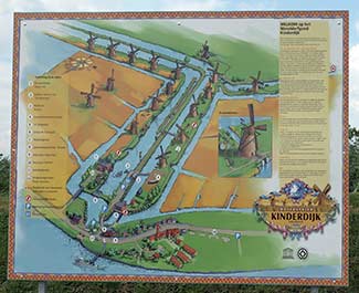 Kinderdijk map