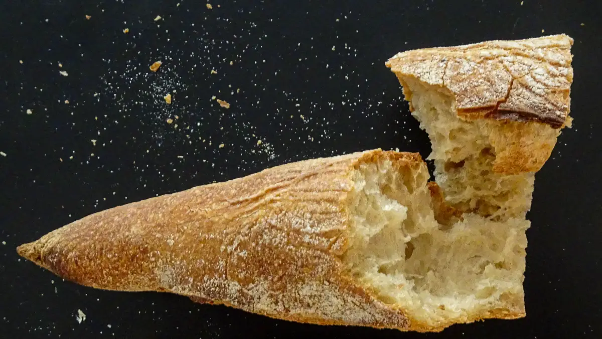 Baguette Monge from Eric Kayser Odéon bakery in Paris.