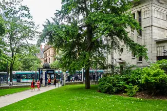 Entrance to Parc Montsouris at RER Cité Universitaire station