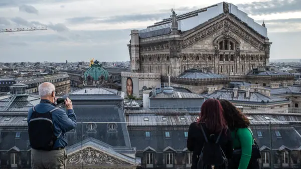 Opera Garnier from Galeries Lafayette terrace.