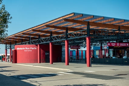 Airport-coach station at Beauvais-Tillé Airport