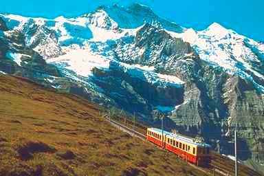 Jungfraubahn train