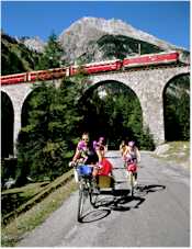 Switzerland Swiss bicycling bicycles