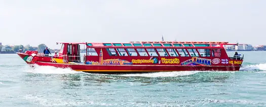 City Sightseeing Venezia boat in Venetian Lagoon