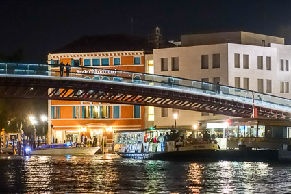 Hotel Santa Chiara and Calatrava Bridge, Venice
