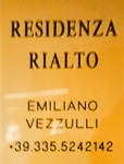 Residenza Rialto nameplate