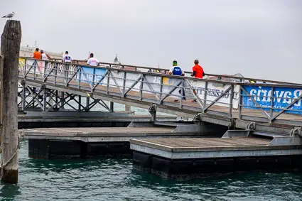 Venice Marathon temporary bridge