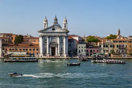 Gesuati Church, Zattere, and Giudecca Canal in Venice