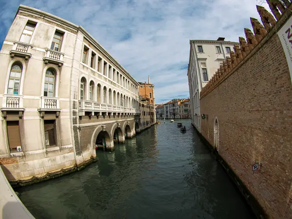 Venice's Vigili del Fuoco, or Fire Department, is directly across from the headquarters of Ca' Foscari University.