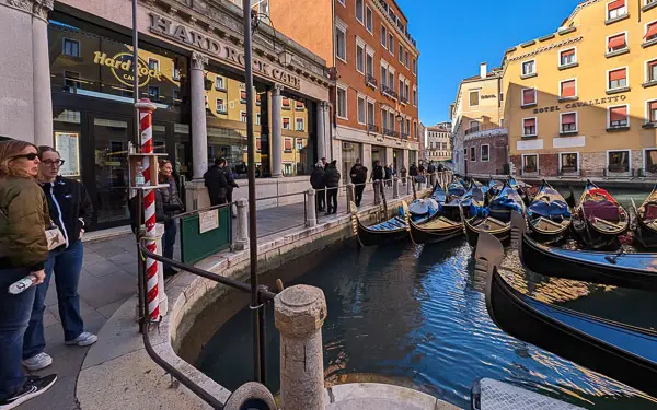 Hard Rock Cafe and Zara, Venice, Italy.