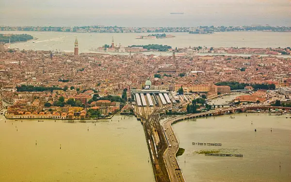 Venice and Ponte della Liberta