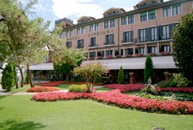 Hotel Cipriani and garden