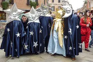 Venice Carnival scene